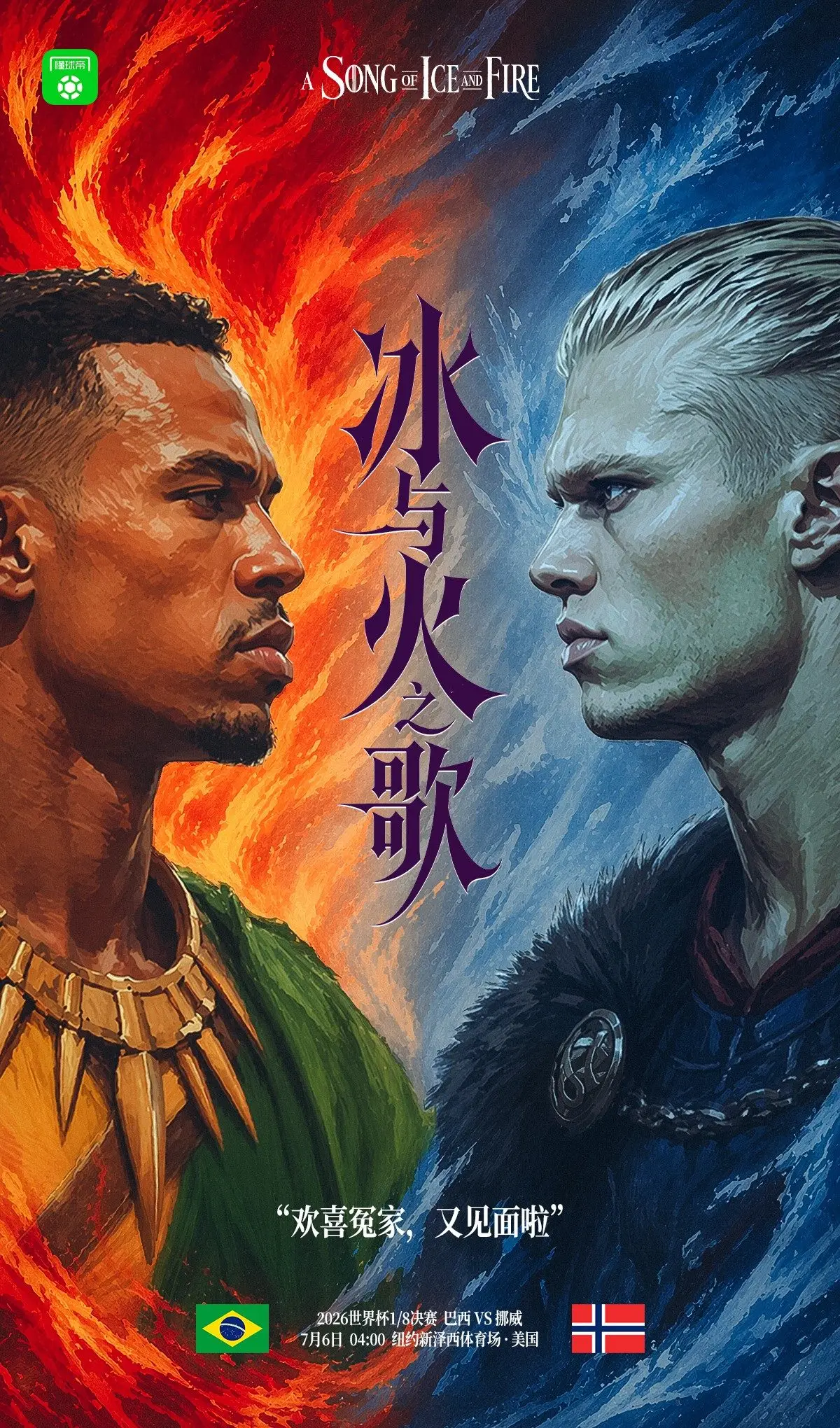 巴西与挪威的较量